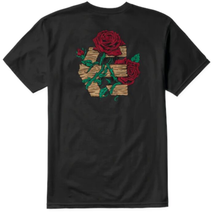 ETNIES ROSE ARROW T-SHIRT BLACK - Image 2