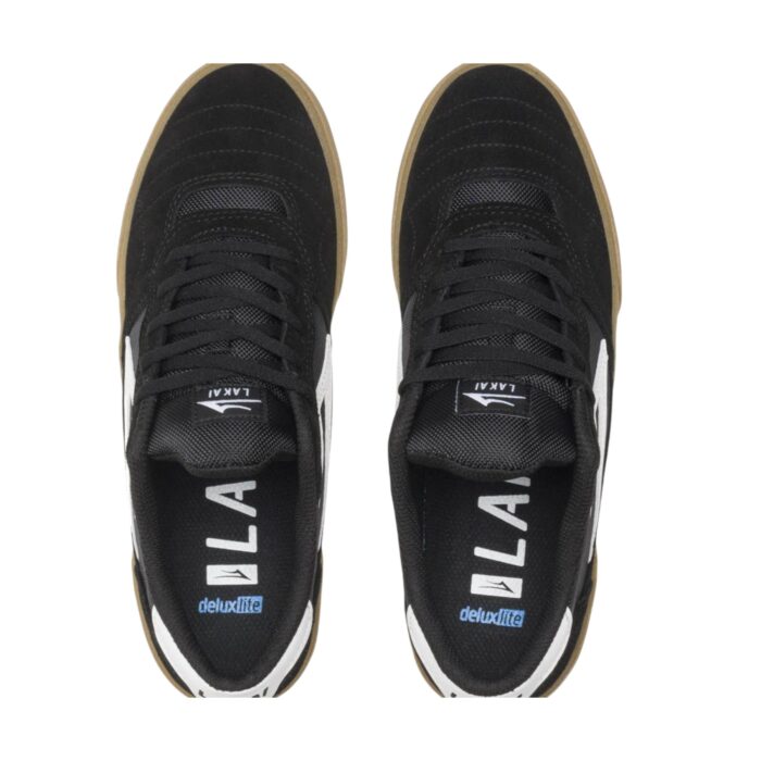 LAKAI CAMBRIDGE BLACK GUM SUEDE - Image 3