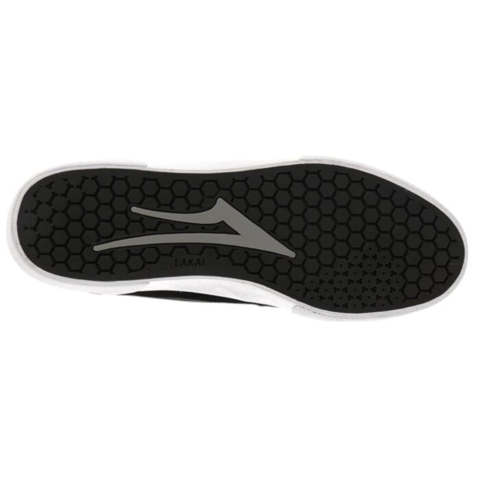 LAKAI CAMBRIDGE SHOES BLACK GREY SUEDE - Image 4