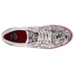 LAKAI MANCHESTER SHOES WHITE CANVAS PRINT - Image 4