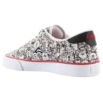LAKAI MANCHESTER SHOES WHITE CANVAS PRINT - Image 2