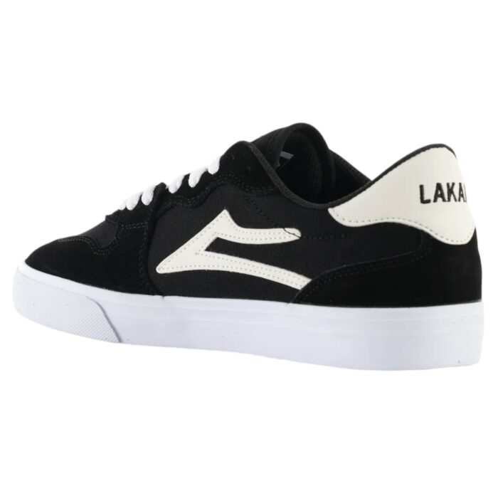 LAKAI YORK SHOES BLACK WHITE SUEDE - Image 2