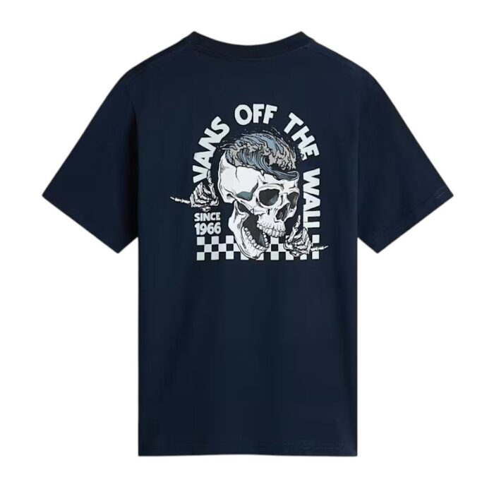 VANS BOYS HEADWAVES T-SHIRT NAVY - Image 2