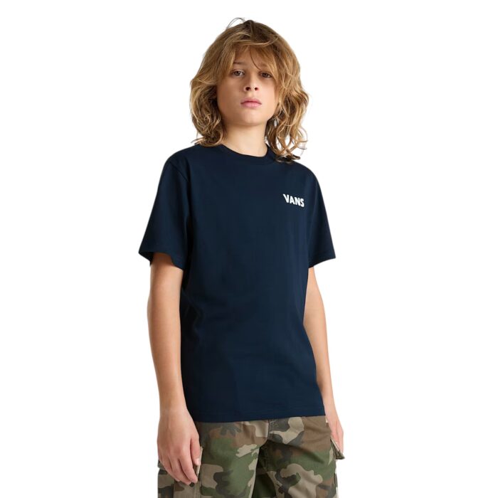 VANS BOYS HEADWAVES T-SHIRT NAVY - Image 3