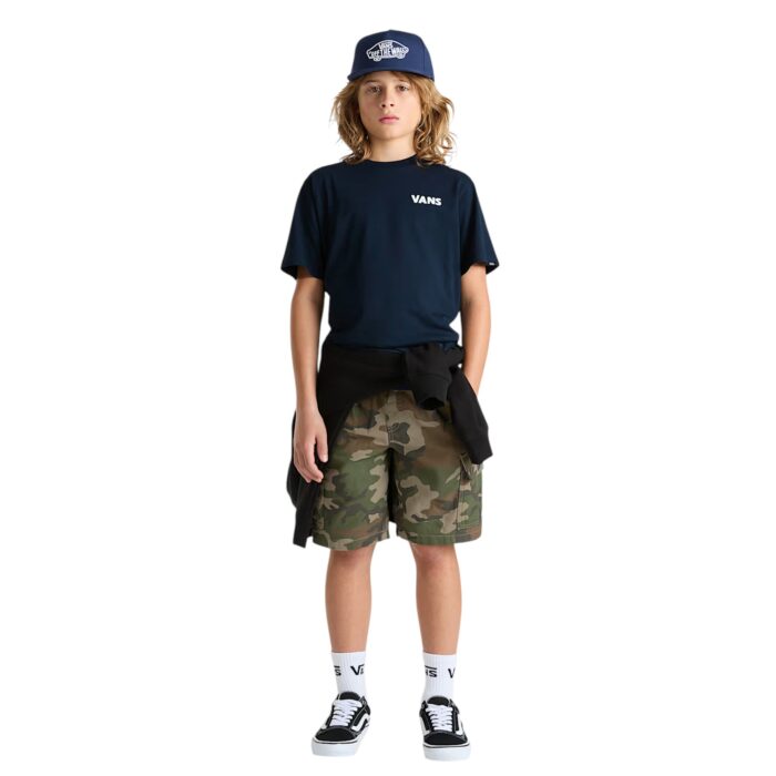 VANS BOYS HEADWAVES T-SHIRT NAVY - Image 5