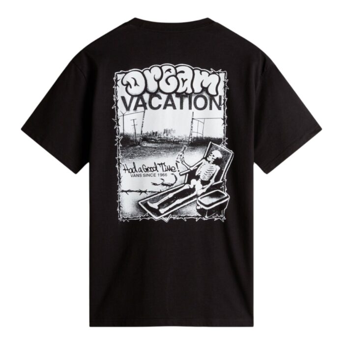 VANS GOOD TIMES 66 T-SHIRT BLACK - Image 2