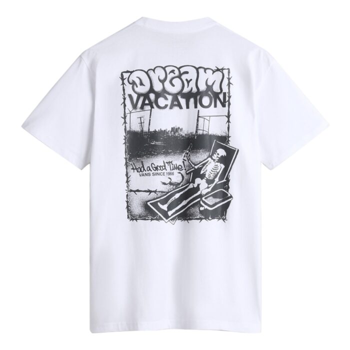 VANS GOOD TIMES 66 T-SHIRT WHITE - Image 2