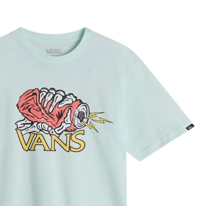 VANS BOYS HAND CRUSH T-SHIRT HINT OF MINT - Image 2