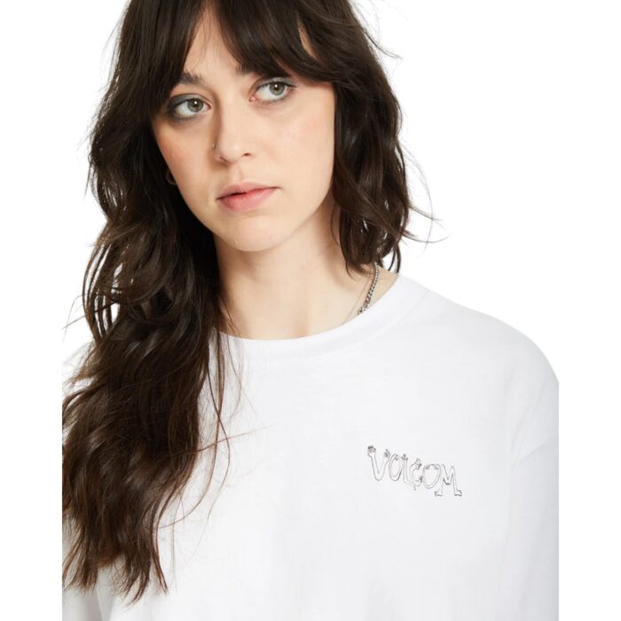 VOLCOM DRUMSTONE T-SHIRT WHITE - Image 4