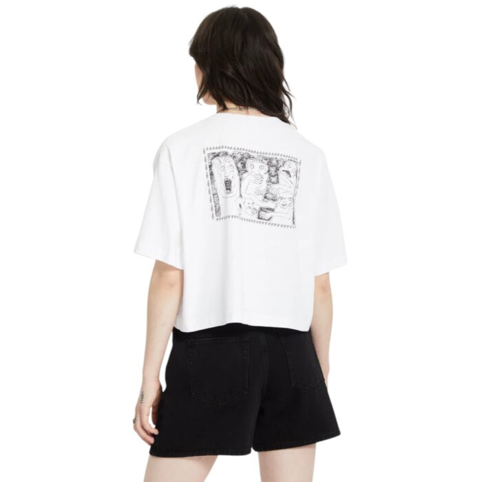 VOLCOM DRUMSTONE T-SHIRT WHITE - Image 2