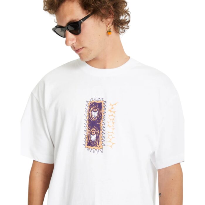 VOLCOM EYE RUST T-SHIRT WHITE - Image 5
