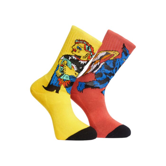 VOLCOM FA BOB MOLLEMA SOCKS 4 PACK MINT - Image 3