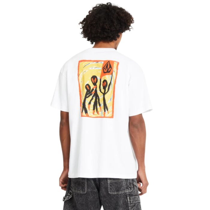 VOLCOM GONYVADERS T-SHIRT WHITE - Image 2