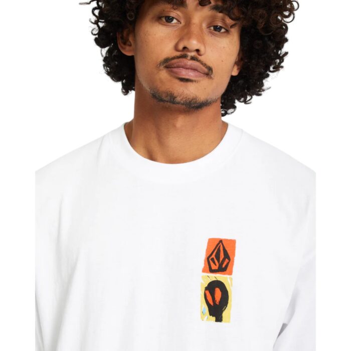 VOLCOM GONYVADERS T-SHIRT WHITE - Image 8