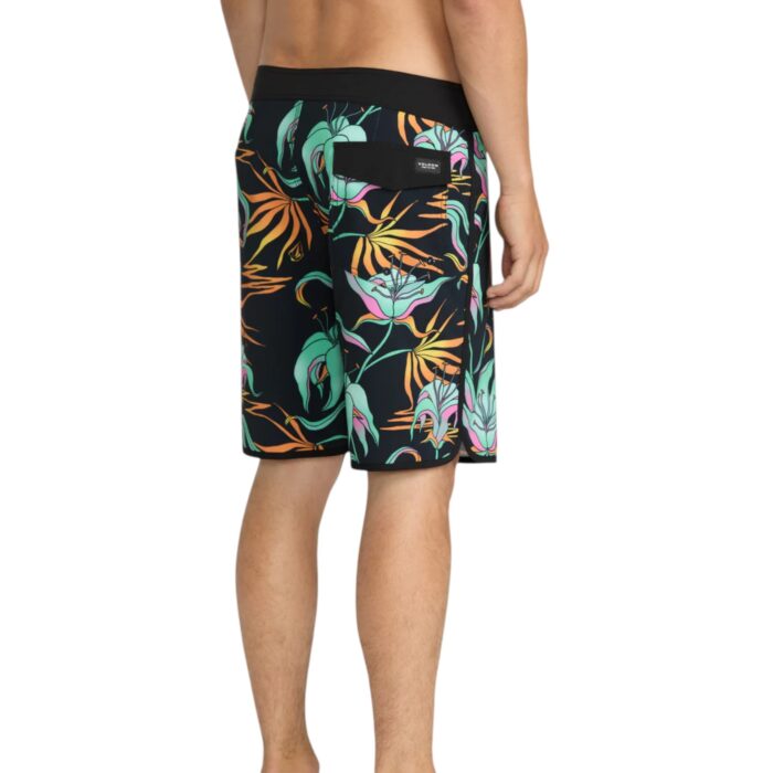 VOLCOM INFUSE SCALLOP MOD 19 BOARDSHORT BLACK GREEN - Image 2
