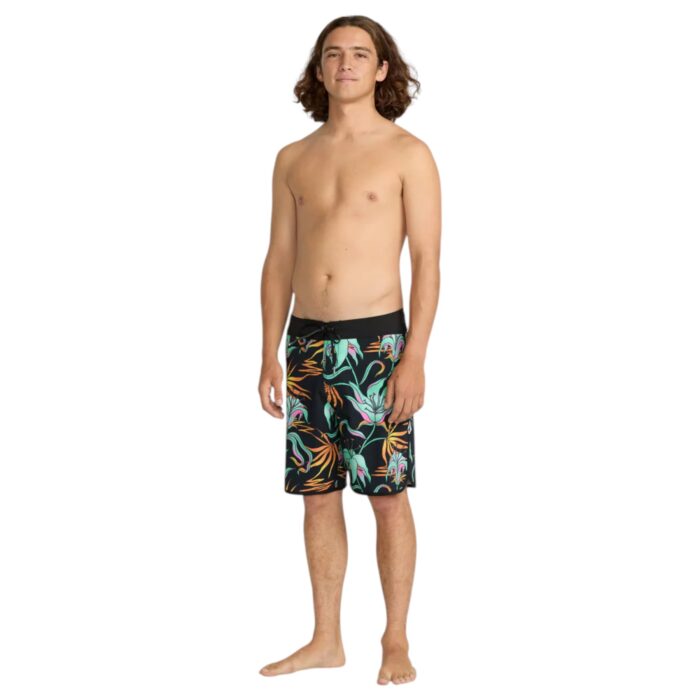 VOLCOM INFUSE SCALLOP MOD 19 BOARDSHORT BLACK GREEN - Image 3