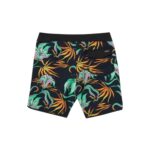 VOLCOM INFUSE SCALLOP MOD 19 BOARDSHORT BLACK GREEN - Image 5