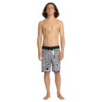 VOLCOM INFUSE SCALLOP MOD 19 BOARDSHORT WHITE BLACK - Image 3