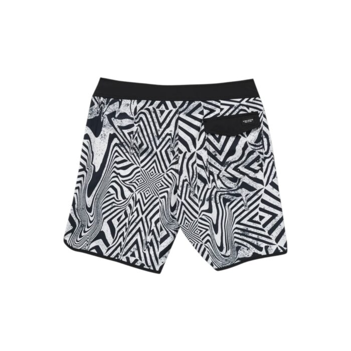 VOLCOM INFUSE SCALLOP MOD 19 BOARDSHORT WHITE BLACK - Image 6