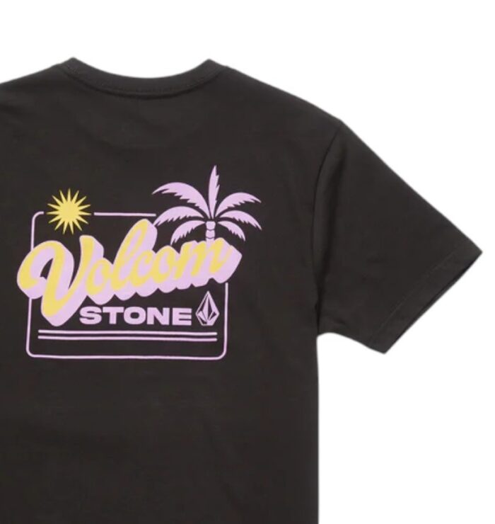 VOLCOM BOYS CA DREAMING T-SHIRT BLACK - Image 3
