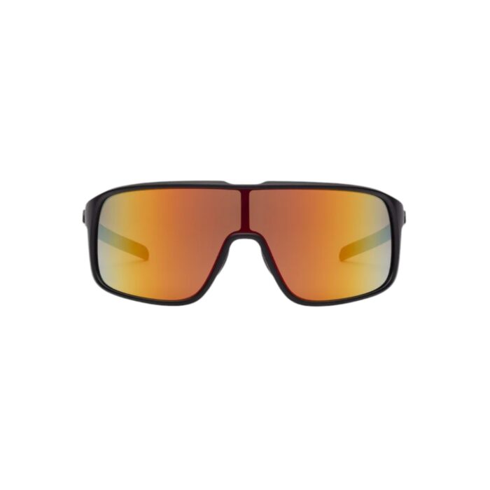 VOLCOM MACHO SUNGLASSES MATTE BLACK GRAY RED MIRROR - Image 2