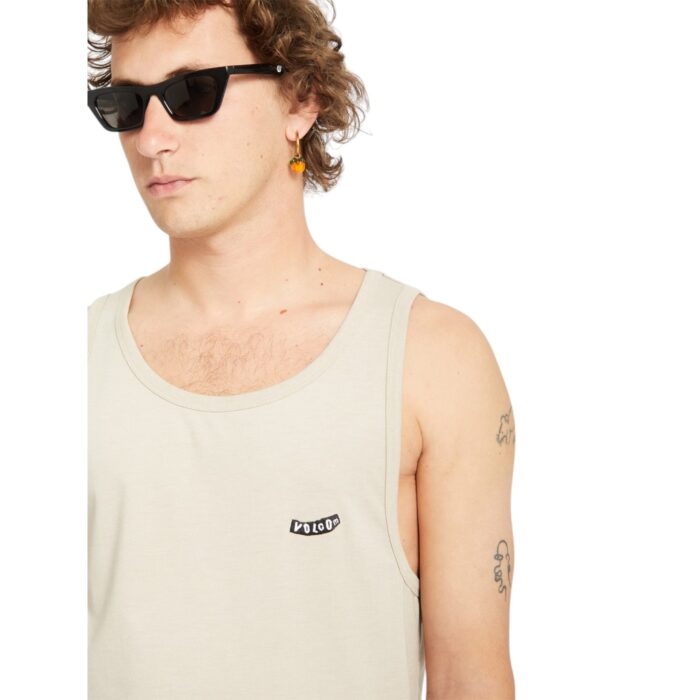 VOLCOM PISTOL STONE TANK LIGHT KHAKI - Image 3