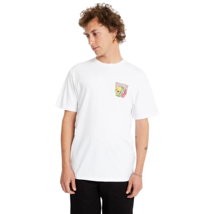 VOLCOM TOOFLOW T-SHIRT WHITE - Image 3