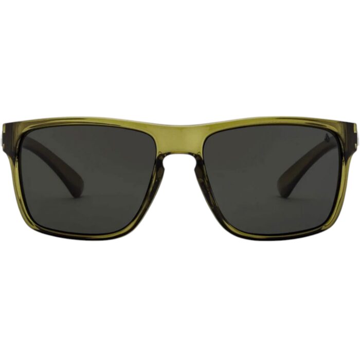 VOLCOM TRICK SUNGLASSES GLOSS GREEN GRAY POLAR - Image 2