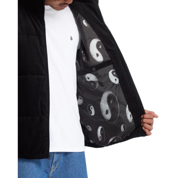 VOLCOM WALLTZ CORD JACKET BLACK - Image 8