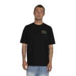 RUSTY BOXED OUT T-SHIRT BLACK