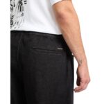 VOLCOM FREAZY LOOSE ELASTICATED WAIST DENIM BLACK WASH - Image 4