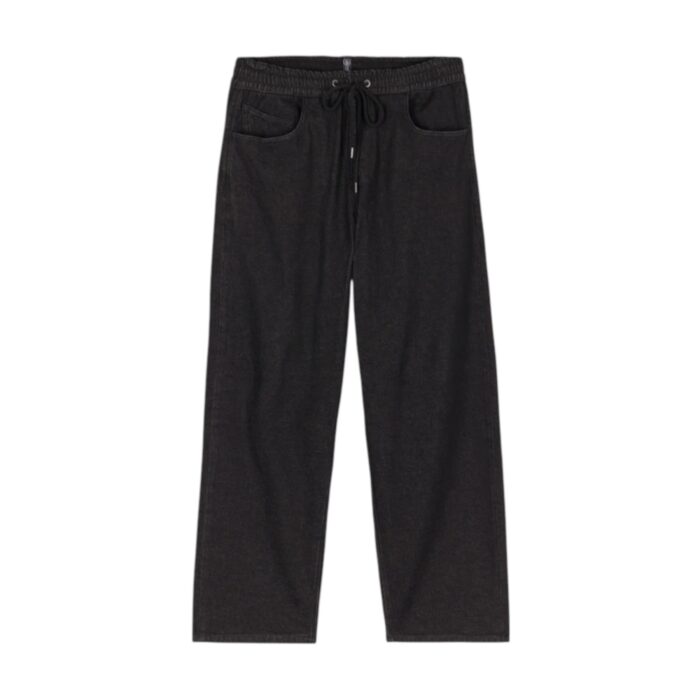 VOLCOM FREAZY LOOSE ELASTICATED WAIST DENIM BLACK WASH - Image 6