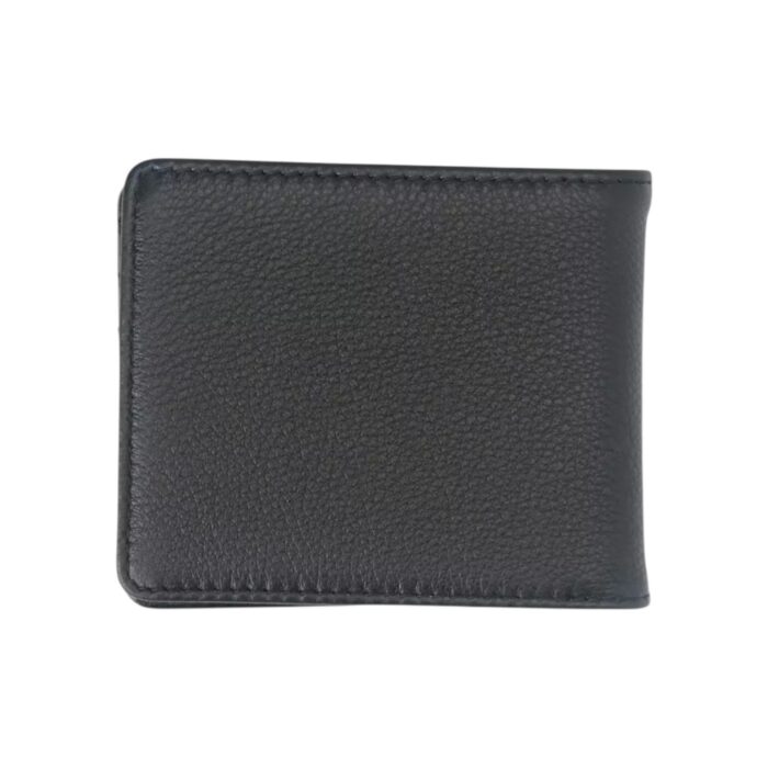 VOLCOM SINGLE STONE LEATHER WALLET BLACK - Image 2