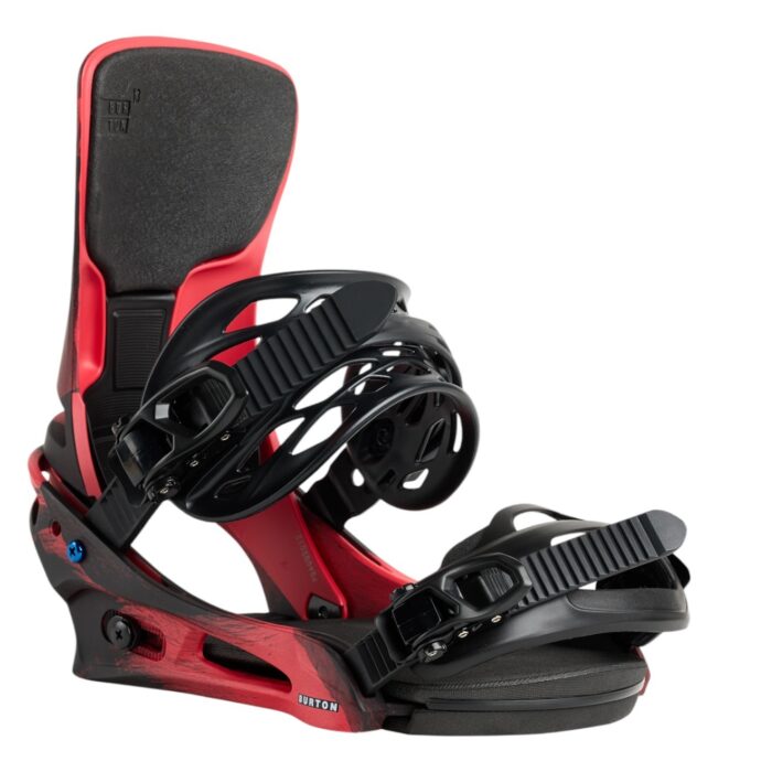 BURTON CARTEL X RE FLEX SNOWBOARD BINDINGS BLACK RED - Image 2