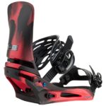 BURTON CARTEL X RE FLEX SNOWBOARD BINDINGS BLACK RED