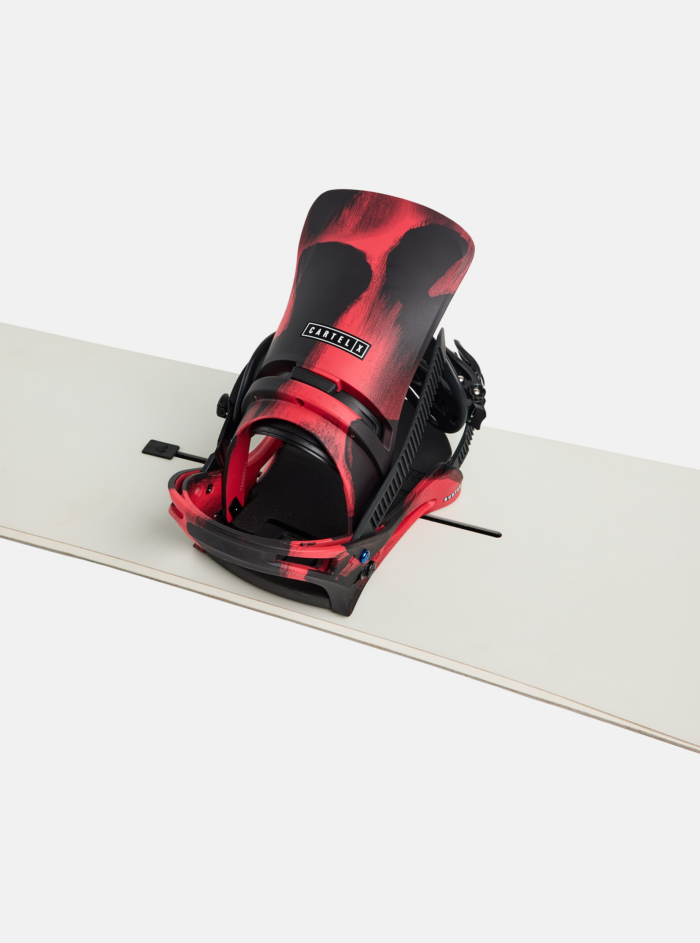 BURTON CARTEL X RE FLEX SNOWBOARD BINDINGS BLACK RED - Image 6