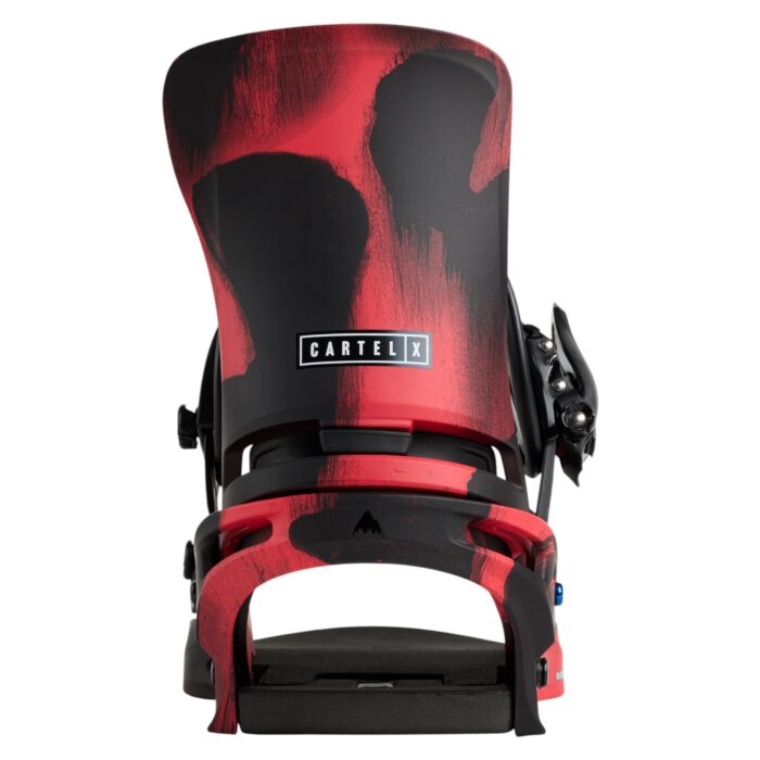 BURTON CARTEL X RE FLEX SNOWBOARD BINDINGS BLACK RED - Image 3