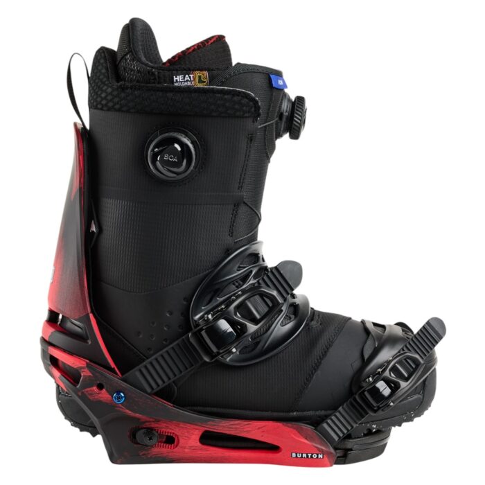 BURTON CARTEL X RE FLEX SNOWBOARD BINDINGS BLACK RED - Image 5