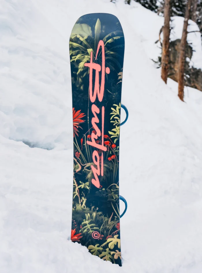 BURTON CUSTOM CAMBER SNOWBOARD JUNGLE 158 - Image 9