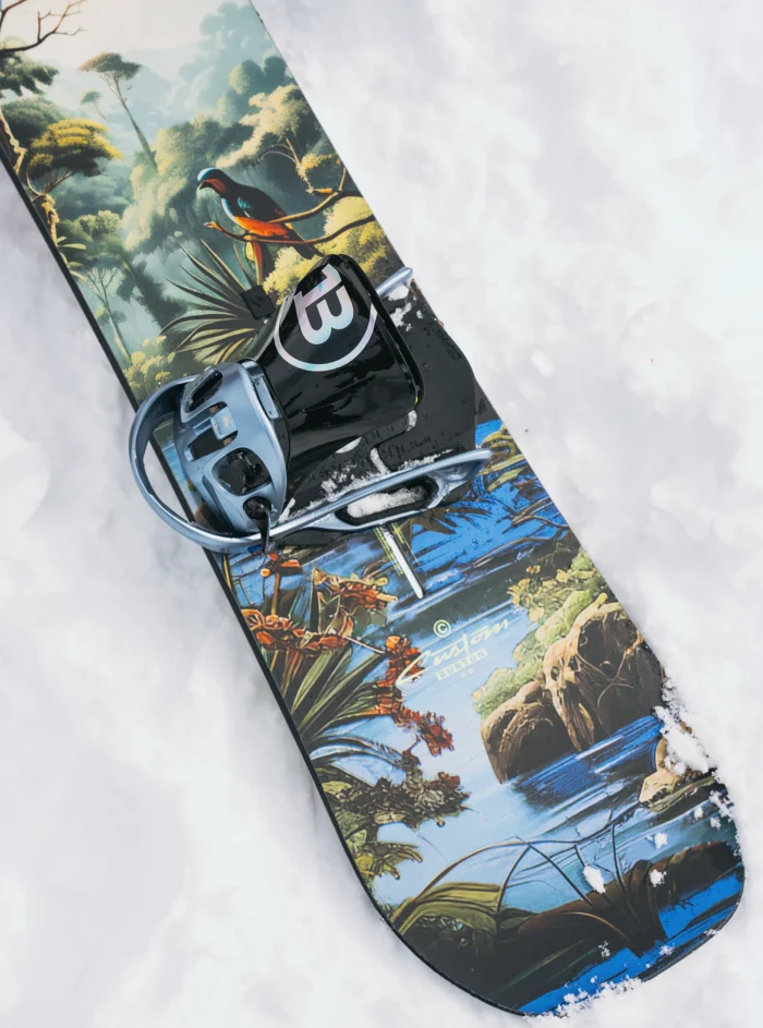 BURTON CUSTOM CAMBER SNOWBOARD JUNGLE 158 - Image 10