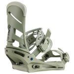 BURTON MISSION RE FLEX SNOWBARD BINDINGS TALC GREEN