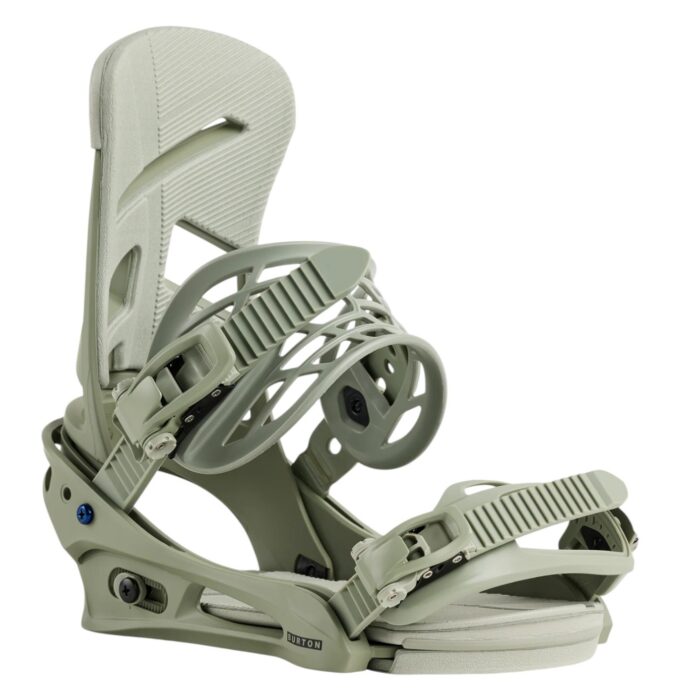 BURTON MISSION RE FLEX SNOWBARD BINDINGS TALC GREEN - Image 2