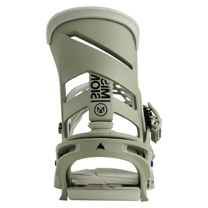 BURTON MISSION RE FLEX SNOWBARD BINDINGS TALC GREEN - Image 3
