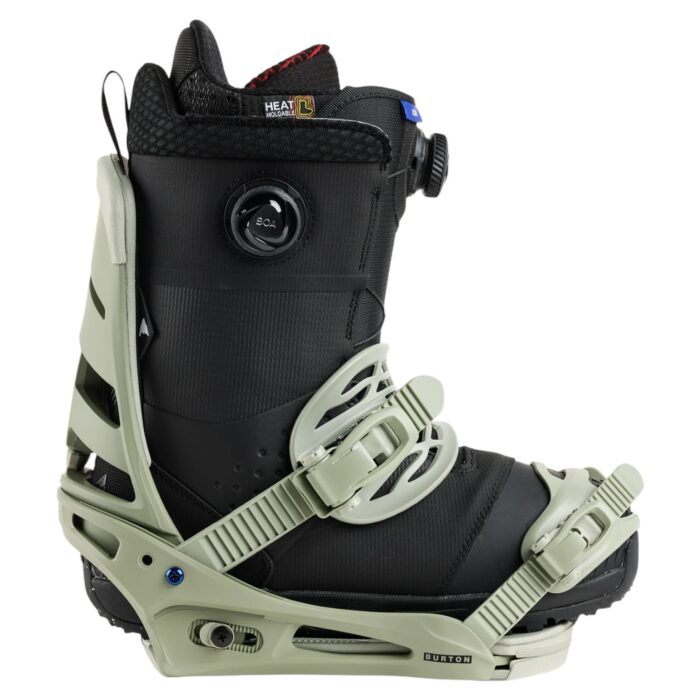 BURTON MISSION RE FLEX SNOWBARD BINDINGS TALC GREEN - Image 5