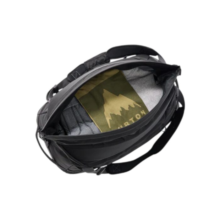 BURTON MULTIPATH EXPANDABLE DUFFEL BAG 60L TRUE BLACK BALLISTIC - Image 2