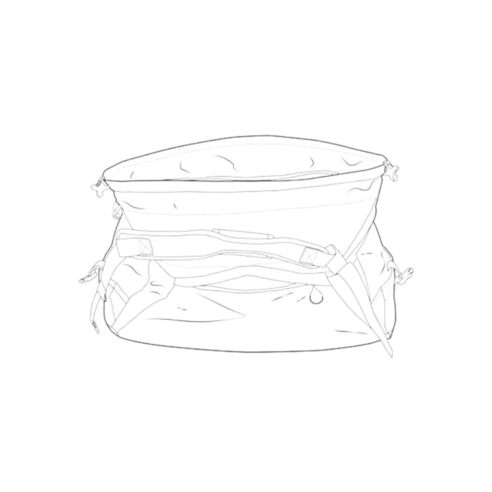 BURTON MULTIPATH EXPANDABLE DUFFEL BAG 60L TRUE BLACK BALLISTIC - Image 8