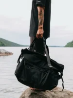 BURTON MULTIPATH EXPANDABLE DUFFEL BAG 60L TRUE BLACK BALLISTIC - Image 7