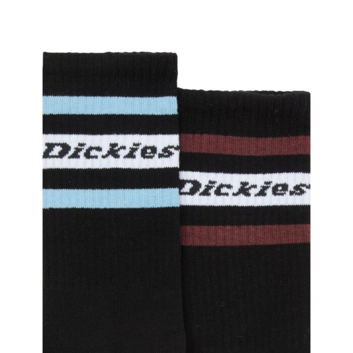 DICKIES GENOLA 2 PACK SOCKS BLACK - Image 3