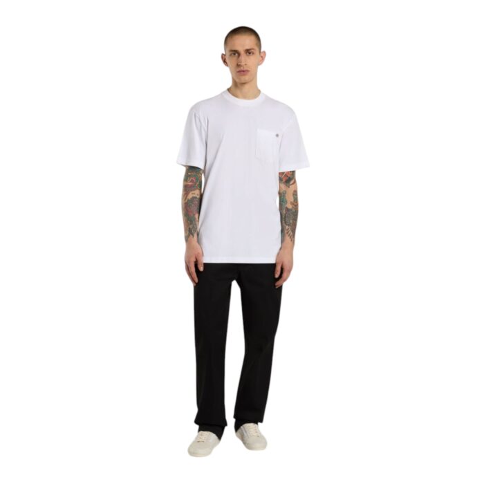 DICKIES HEAVYWEIGHT POCKET T-SHIRT WHITE - Image 3