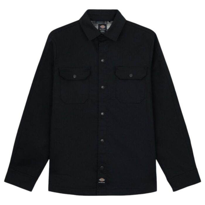 DICKIES X MIKE ANDERSON LINED DUCK SHACKET BLACK - Image 8